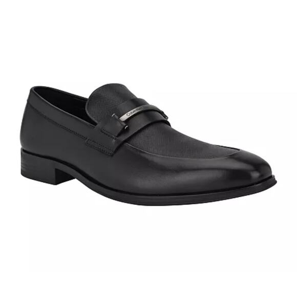 Calvin Klein Men's Benning Slip-On Loafer Dress Shoes Size 12 Color Black - Picture 1 of 16
